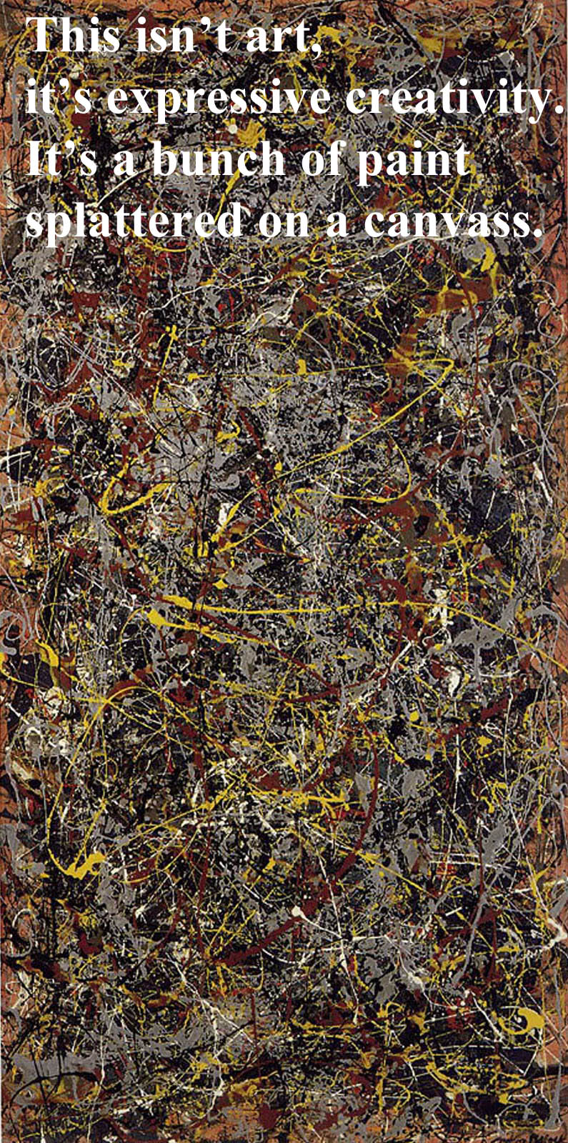 Pollock 5 Modern Art Sucks